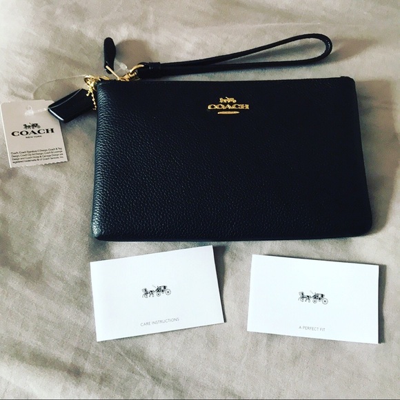 Black coach wristlet - Picture 5 of 5